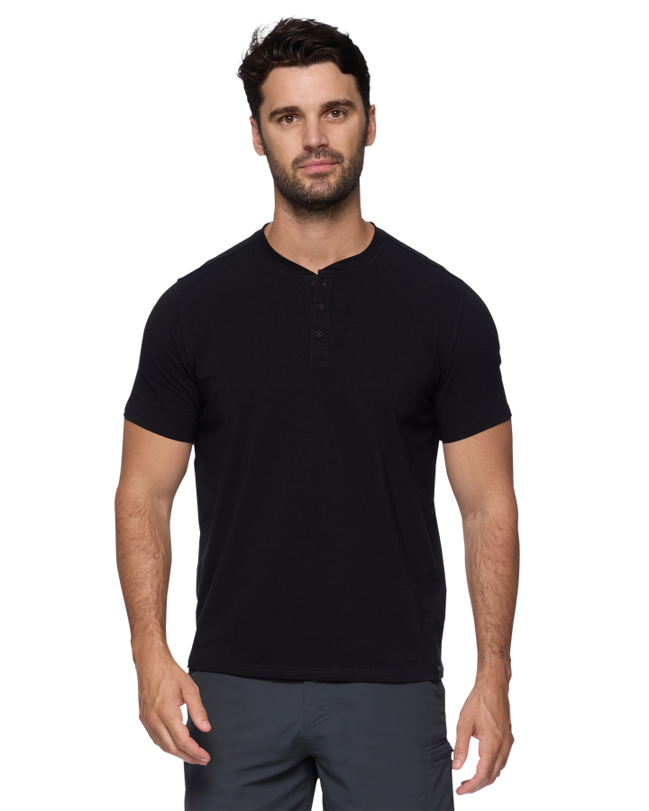 ESSENTIAL STRETCH COMFORT HENLEY