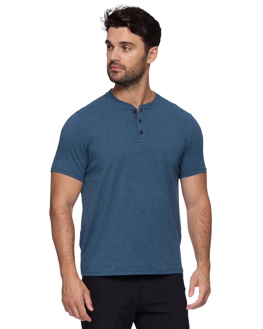 ESSENTIAL STRETCH COMFORT HENLEY