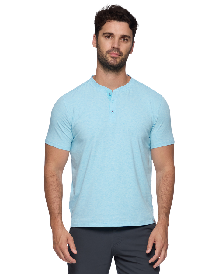 ESSENTIAL STRETCH COMFORT HENLEY