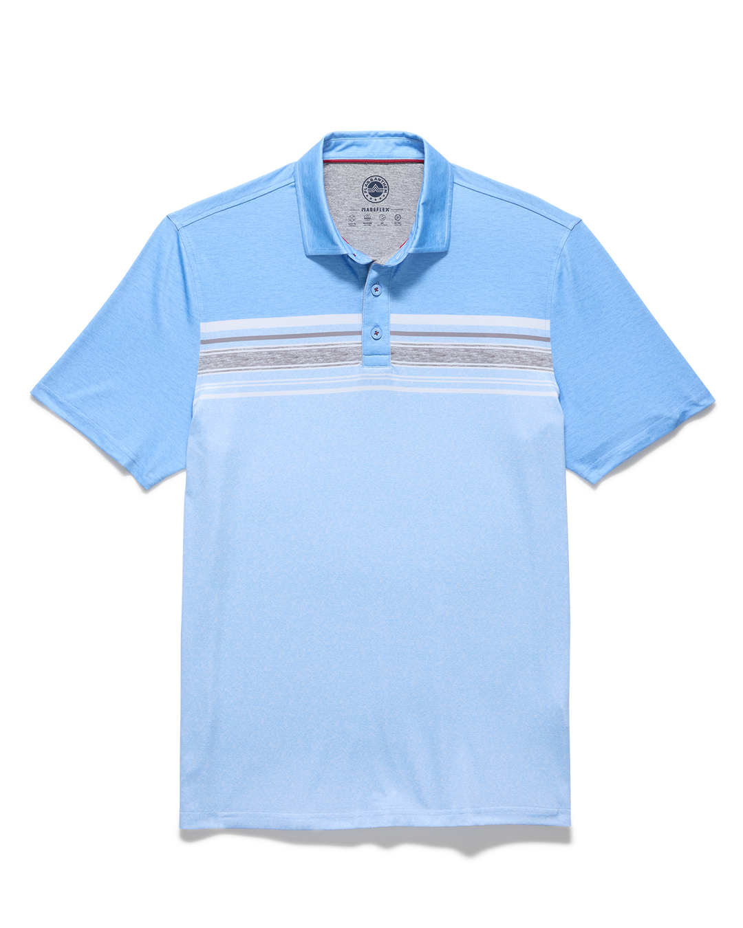 MVP NORMAN BLOCKED CHEST STRIPE POLO