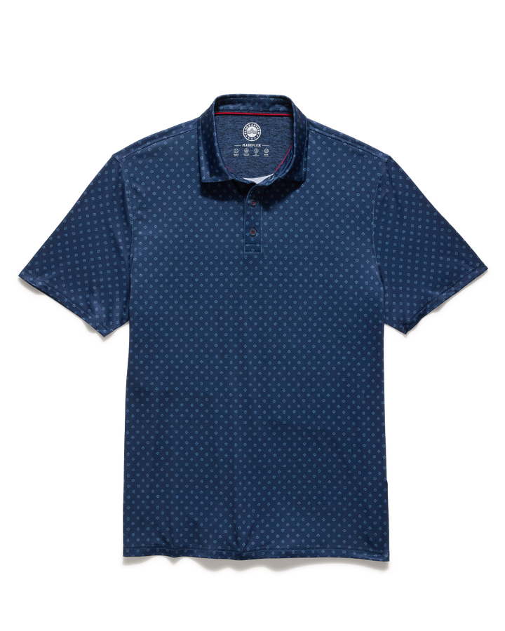 MVP SIENNA LEAF PRINT POLO