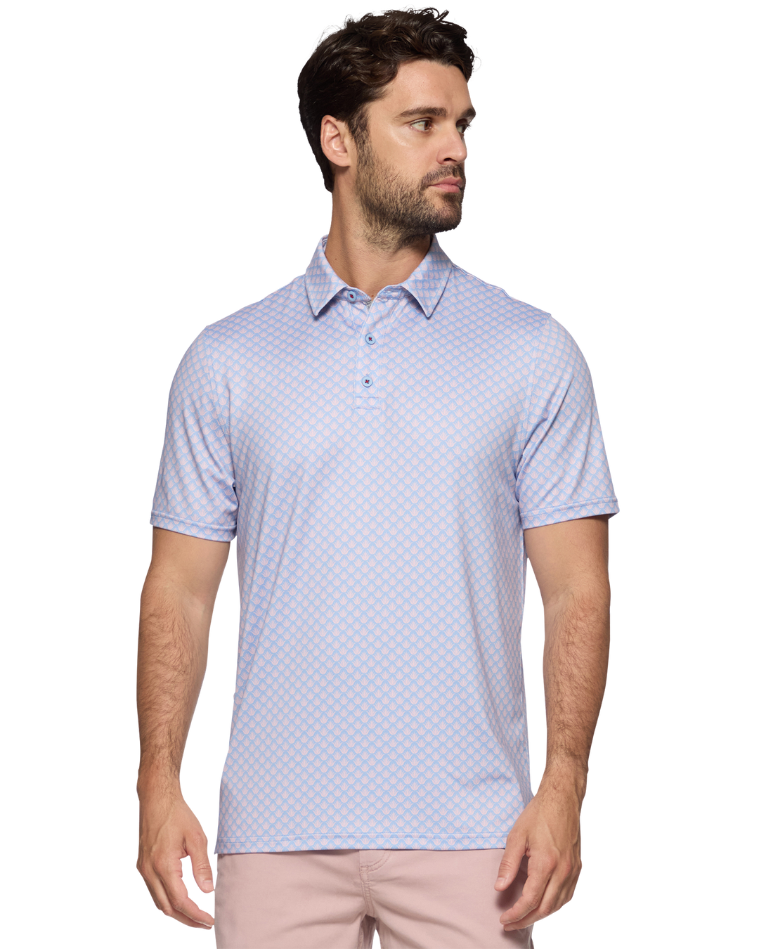 MVP FRIDLEY AGAVE PRINT POLO