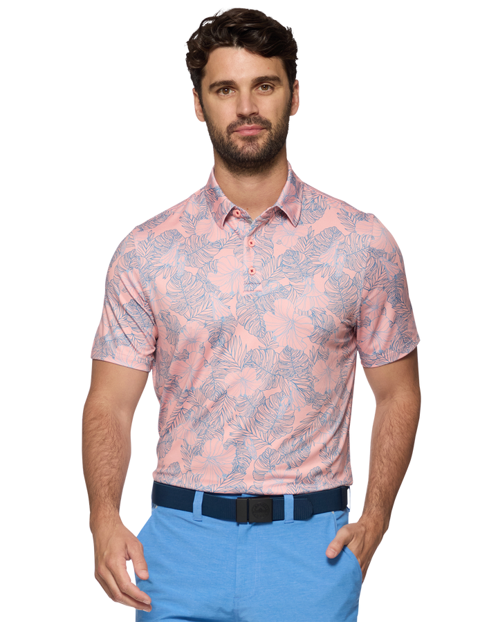 MVP MANTECA FLORAL PRINT POLO