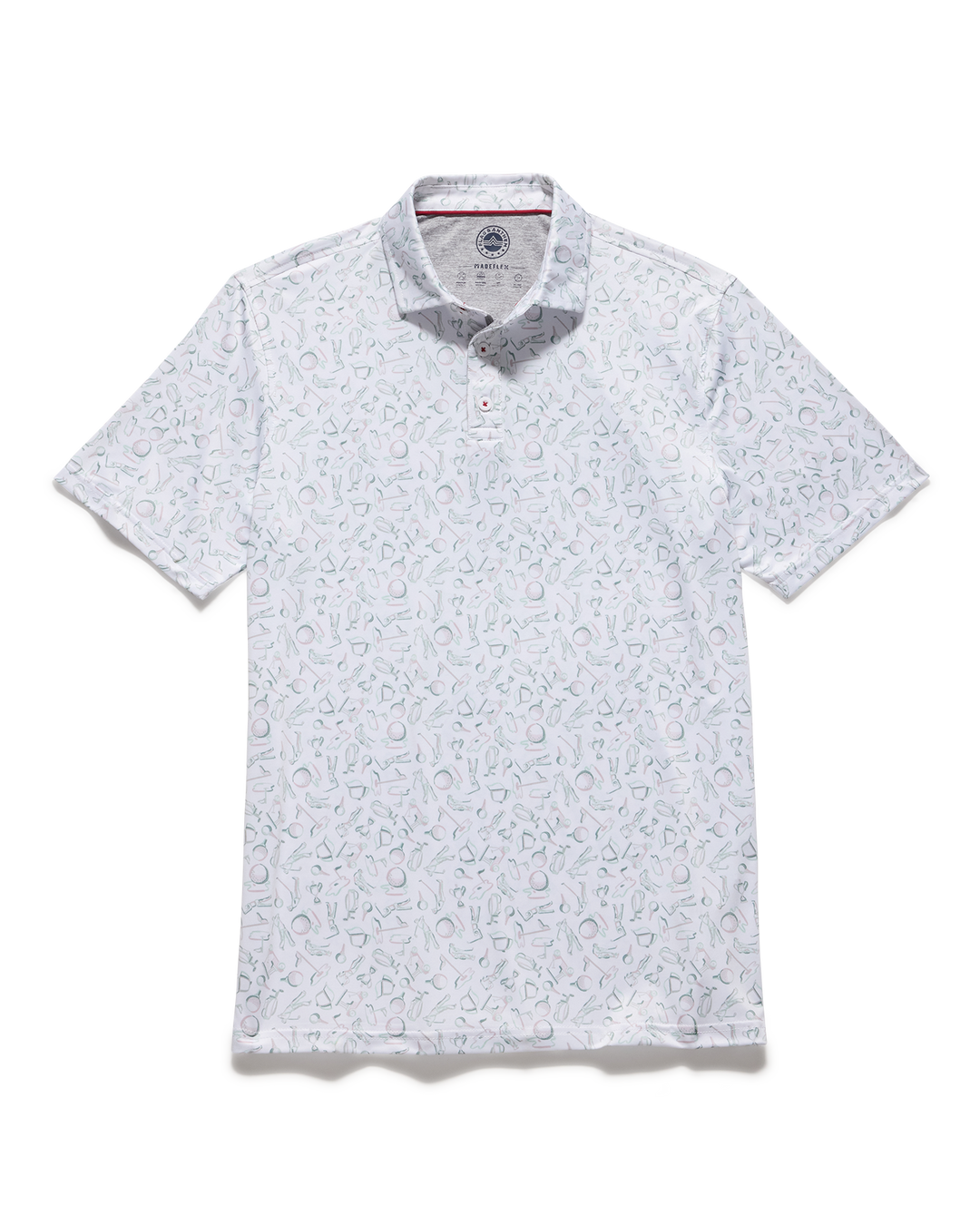 MVP LINTON GOLF PRINT PERFORMANCE POLO