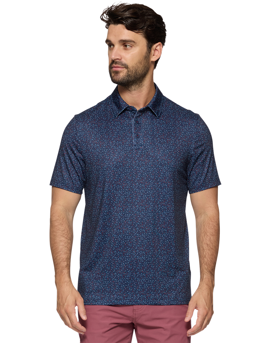 MVP SCOFIELD AMERICANA MARTINI PRINT POLO