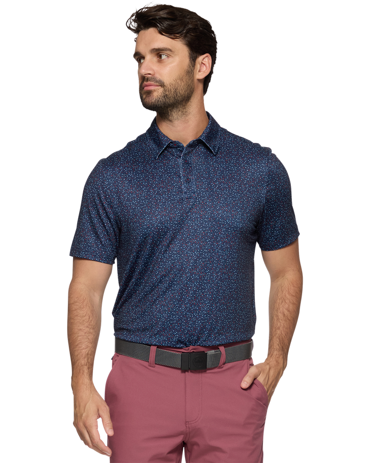 MVP SCOFIELD AMERICANA MARTINI PRINT POLO