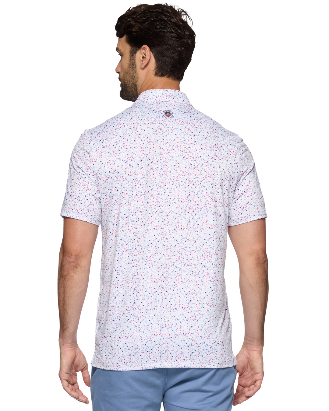 MVP SCOFIELD AMERICANA MARTINI PRINT POLO