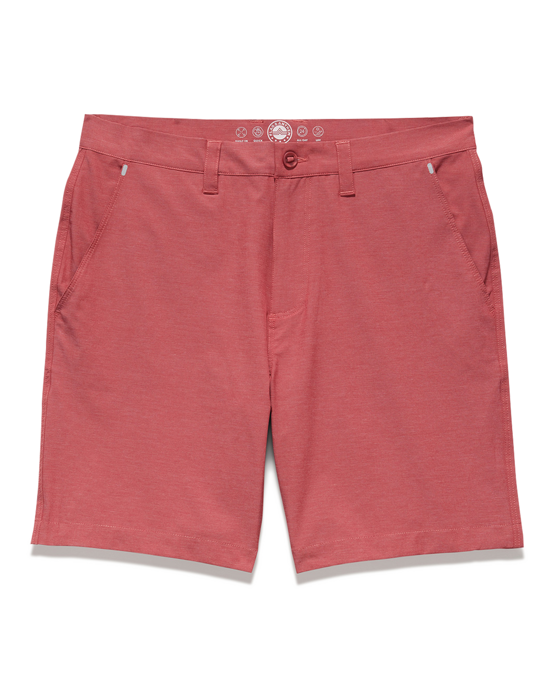 SLUB ANY-WEAR PERFORMANCE SHORT - 8" INSEAM