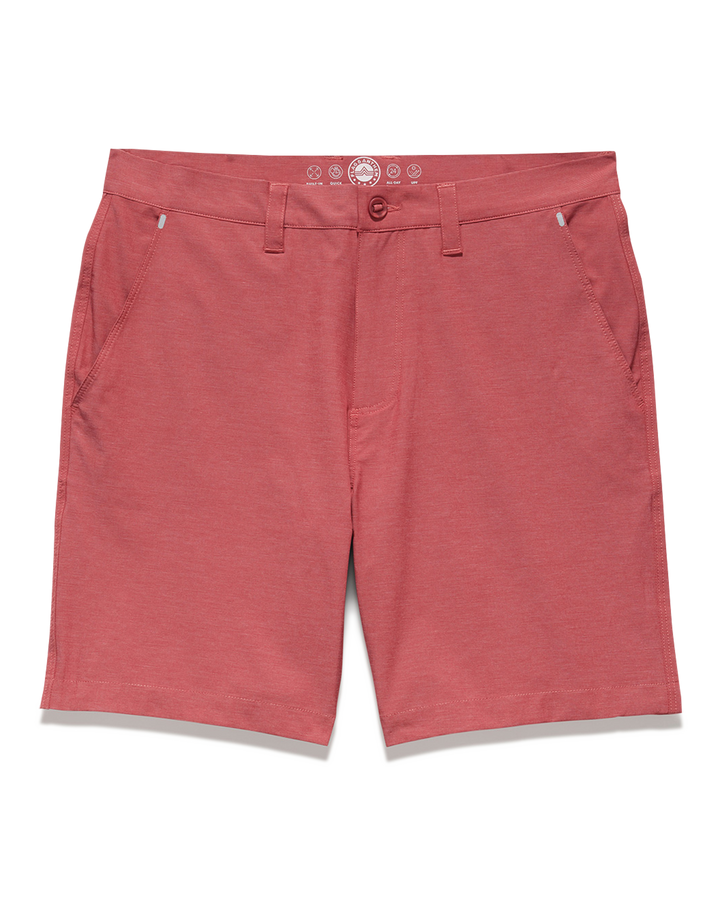 SLUB ANY-WEAR PERFORMANCE SHORT - 8" INSEAM