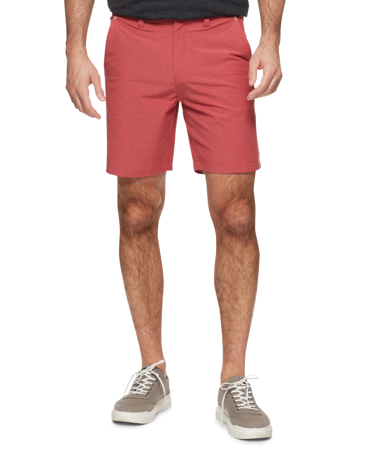 SLUB ANY-WEAR PERFORMANCE SHORT - 8" INSEAM