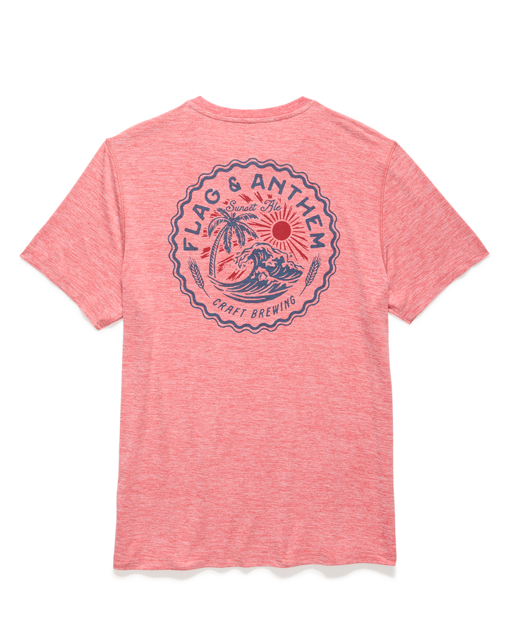 SUNSET ALE PERFORMANCE TEE