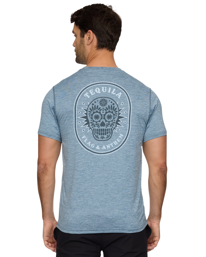 SPIKED SUGAR SKULL TEQUILA PERFORMANCE TEE