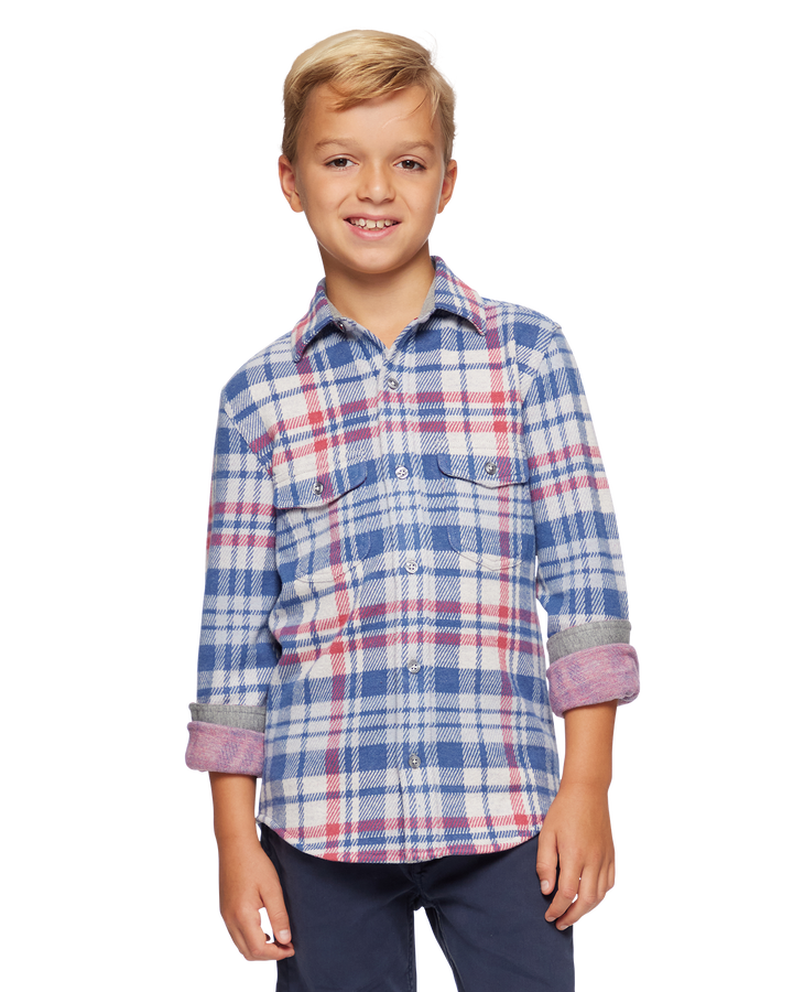 BOYS MADEFLEX HERO STRETCH PERFORMANCE SHIRT