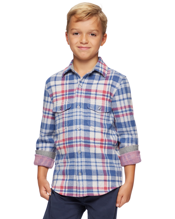 BOYS MADEFLEX HERO STRETCH PERFORMANCE SHIRT