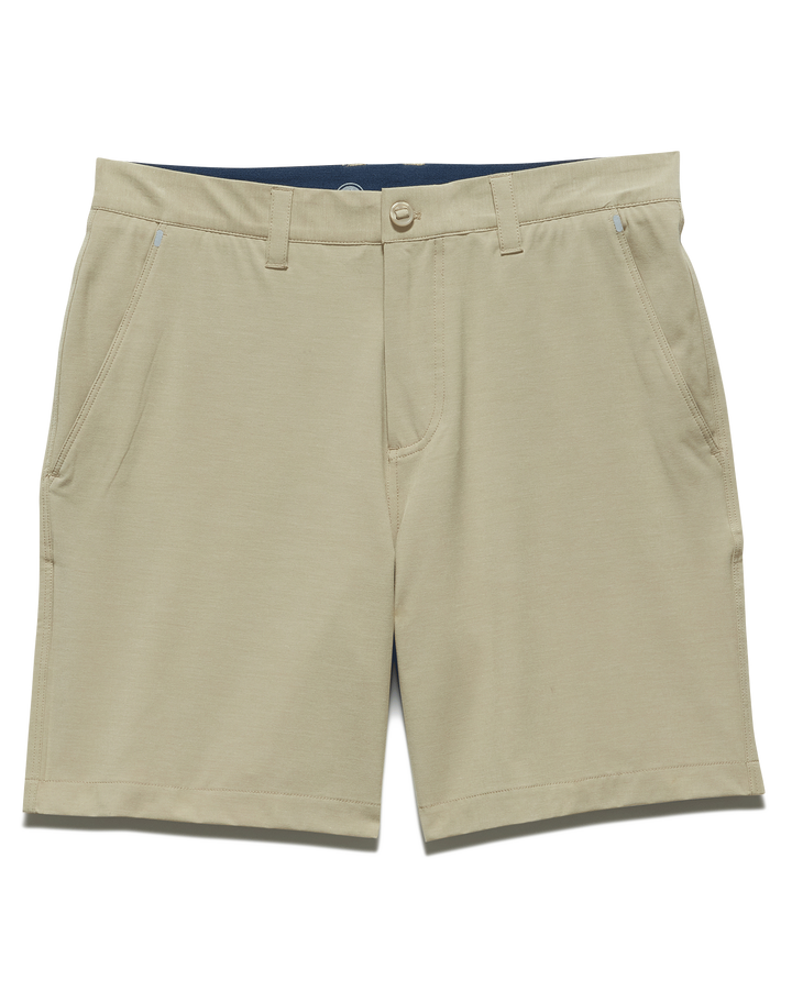 COTTON BLEND ANY-WEAR PERFORMANCE SHORT - 8" INSEAM