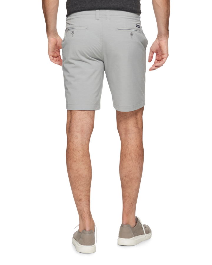 COTTON BLEND ANY-WEAR PERFORMANCE SHORT - 8" INSEAM