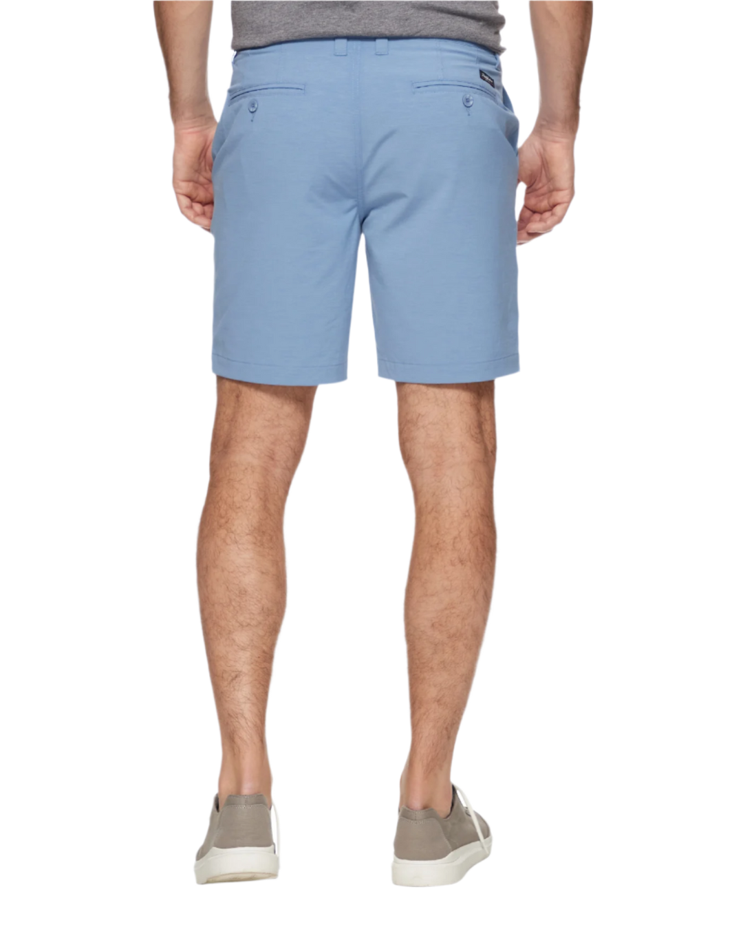 COTTON BLEND ANY-WEAR PERFORMANCE SHORT - 8" INSEAM