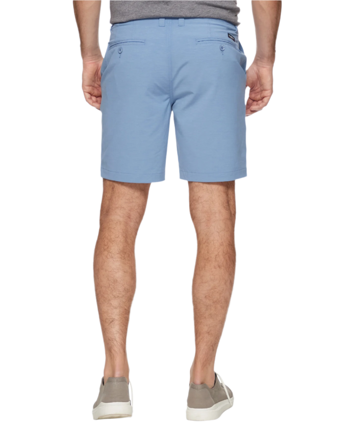 COTTON BLEND ANY-WEAR PERFORMANCE SHORT - 8" INSEAM