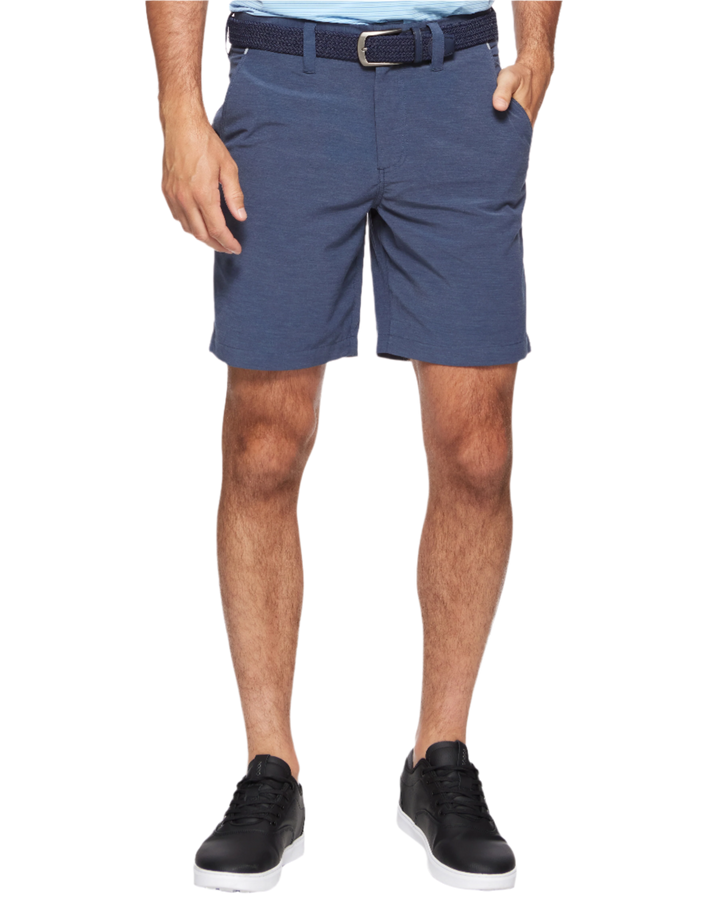 COTTON BLEND ANY-WEAR PERFORMANCE SHORT - 8" INSEAM