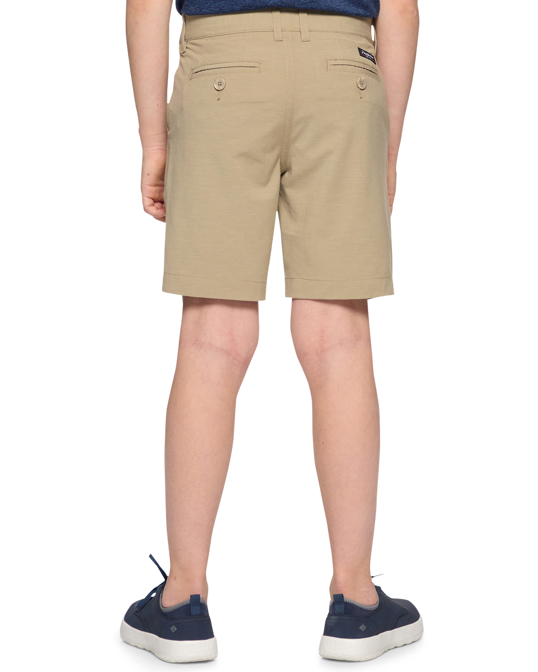 BOYS COTTON BLEND ANY-WEAR PERFORMANCE SHORT - 8 INCH