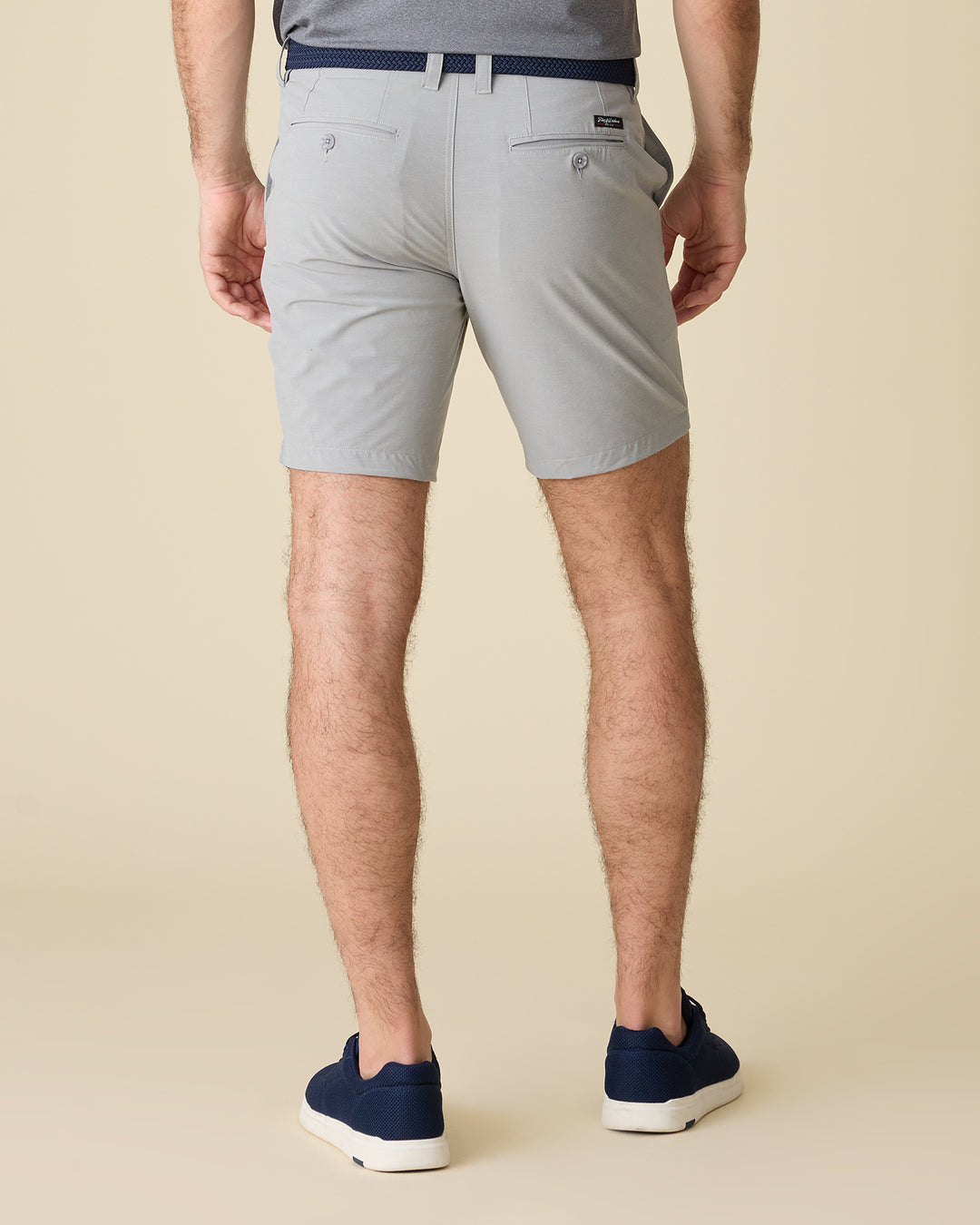 COTTON BLEND ANY-WEAR PERFORMANCE SHORT - 8" INSEAM