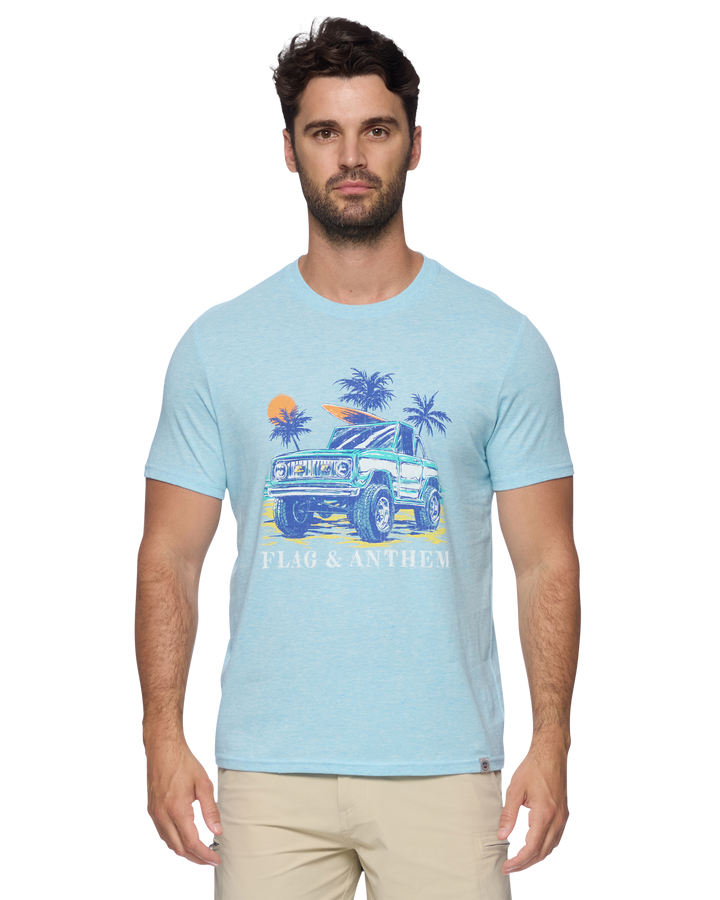 WHEELS ON THE BEACH TEE