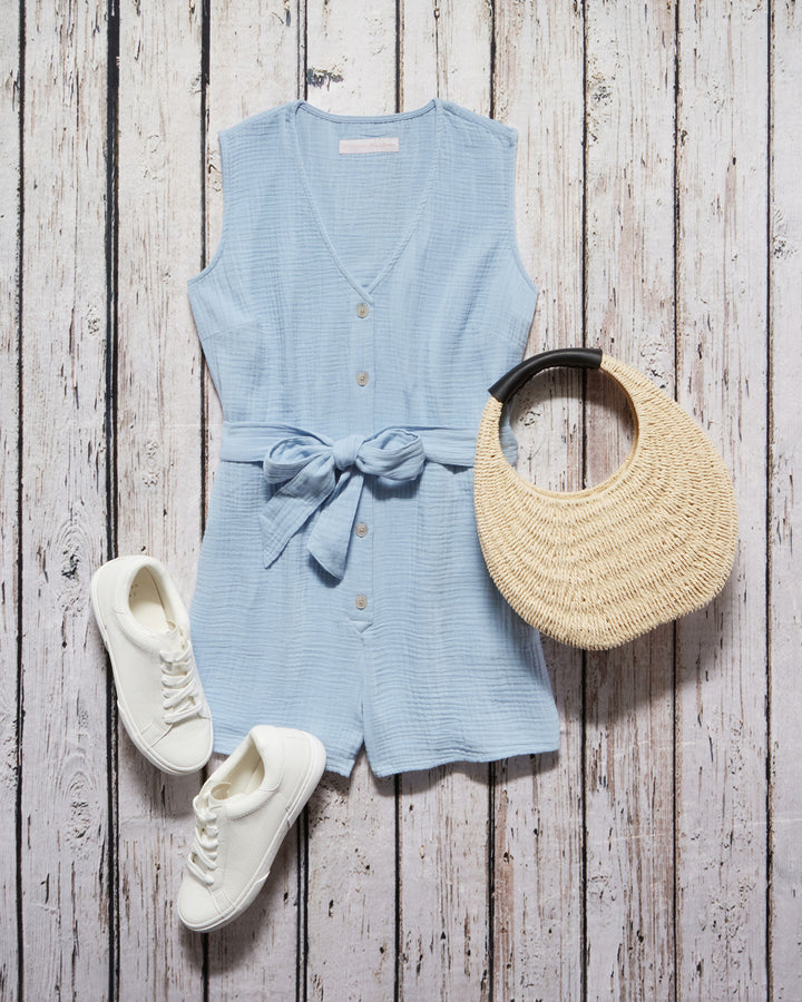 QUINN GUAZE ROMPER