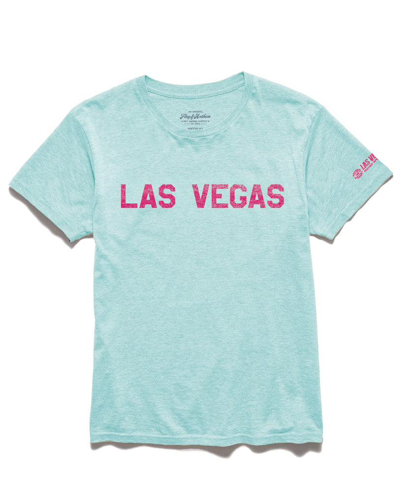 Vintage Souvenir T-Shirt L Pink Las Vegas Nevada with Print
