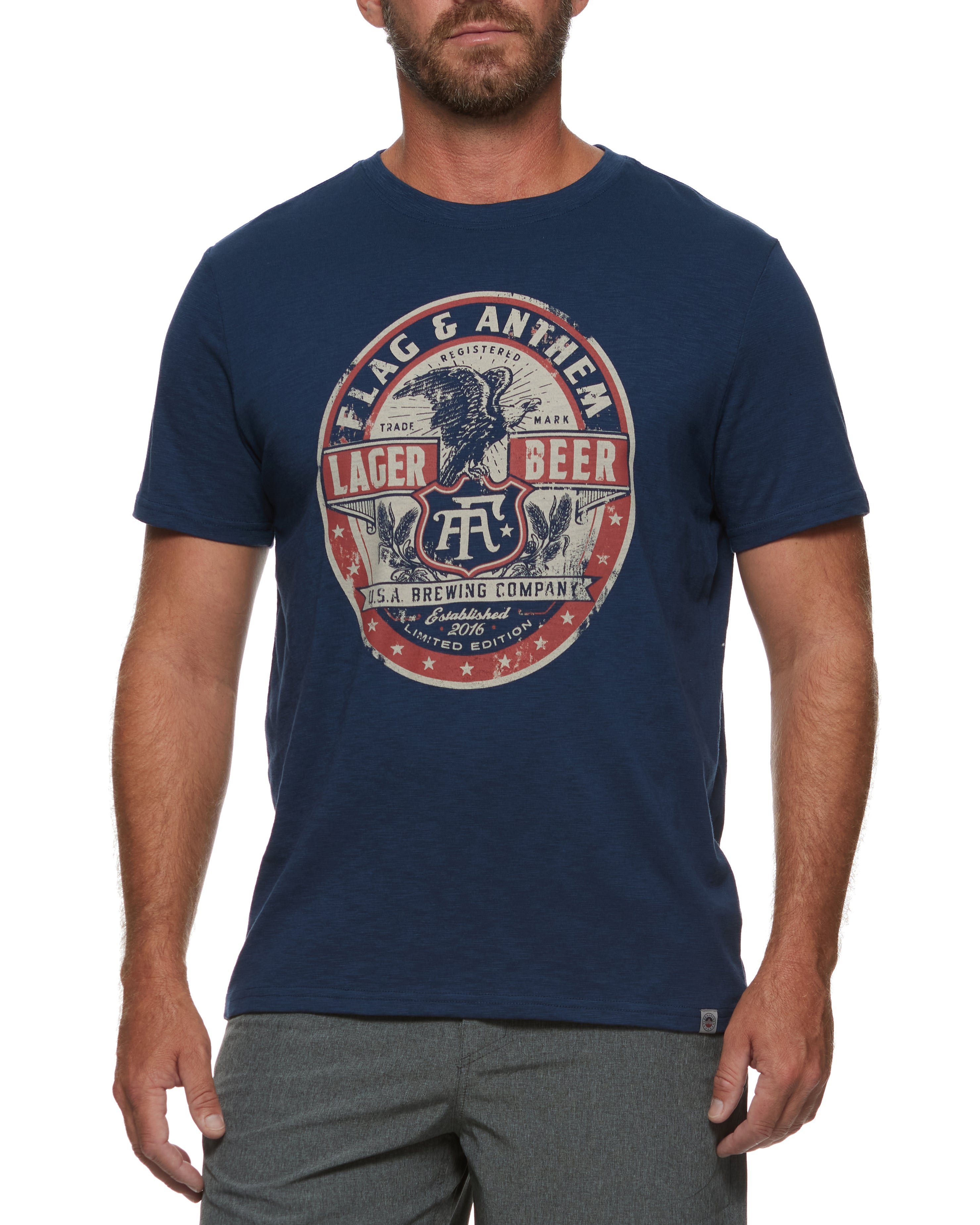 FLAG & ANTHEM LAGER SLUB TEE – Flag & Anthem