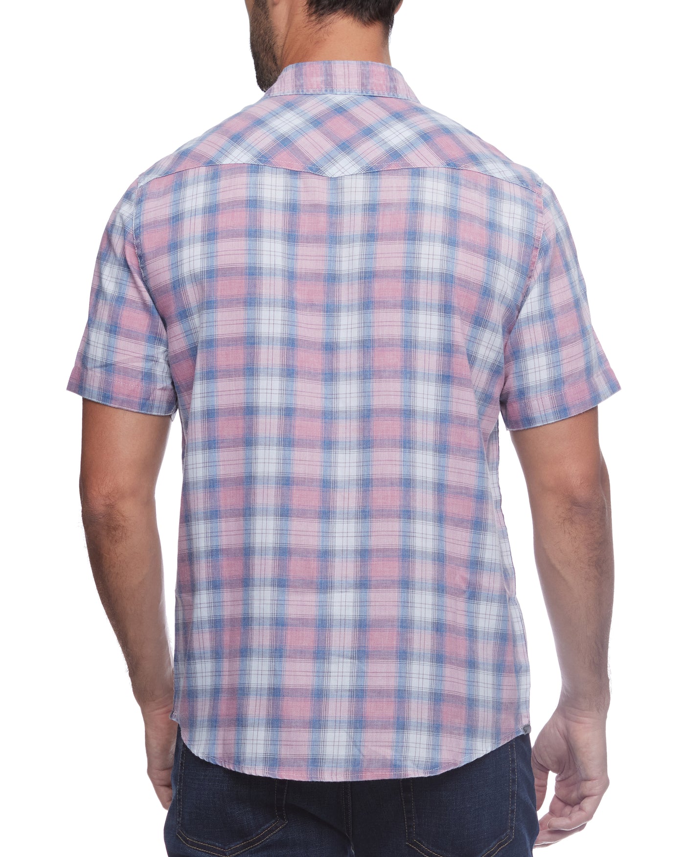 supreme  Gingham S/S Shirt  NavyTシャツ/カットソー(半袖/袖なし)