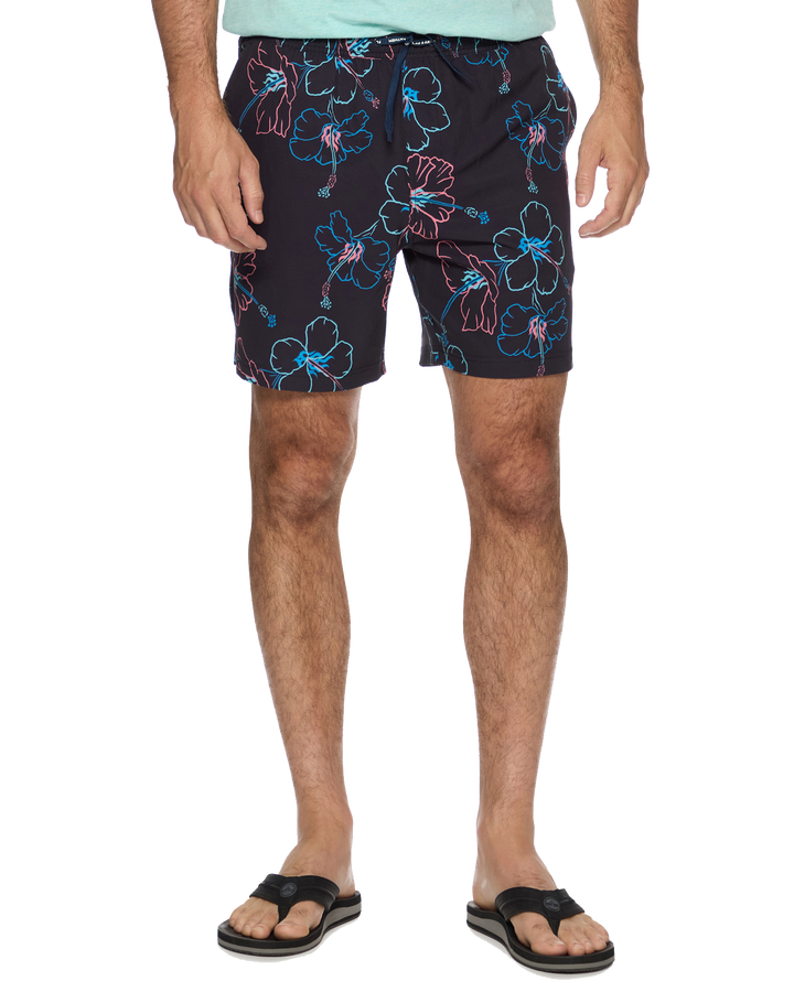 AUBURNDALE TROPICAL PRINT SWIM SHORT - 6.5” INSEAM (FINAL SALE)