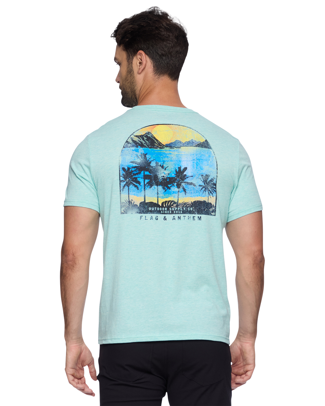 SCENIC PALMS TEE