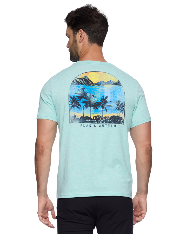 SCENIC PALMS TEE