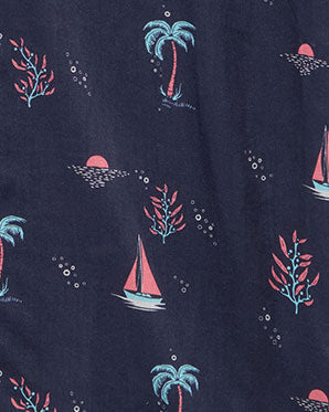 FINLEY SAILBOAT PRINT SHIRT