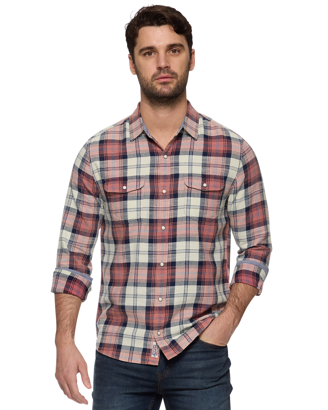 CLANTON SLUB WESTERN SHIRT