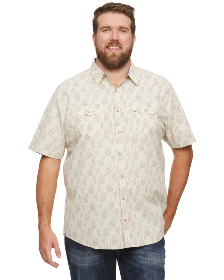 TEMPE CACTUS PRINT SHIRT BIG & TALL