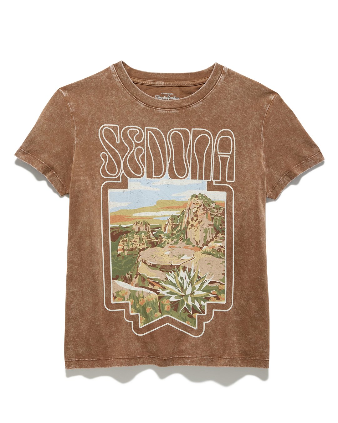 SEDONA DESERT ACID WASH TEE