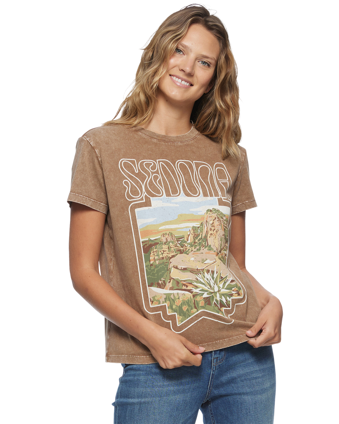 SEDONA DESERT ACID WASH TEE