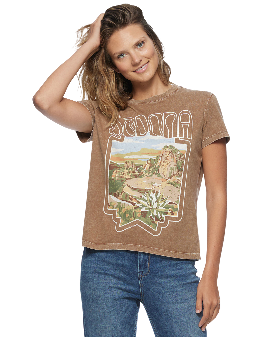 SEDONA DESERT ACID WASH TEE