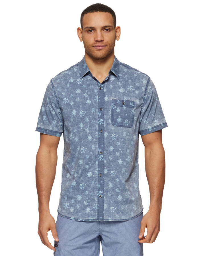 JARRELL CACTUS PRINT VINTAGE SOFT STRETCH SHIRT (FINAL SALE)