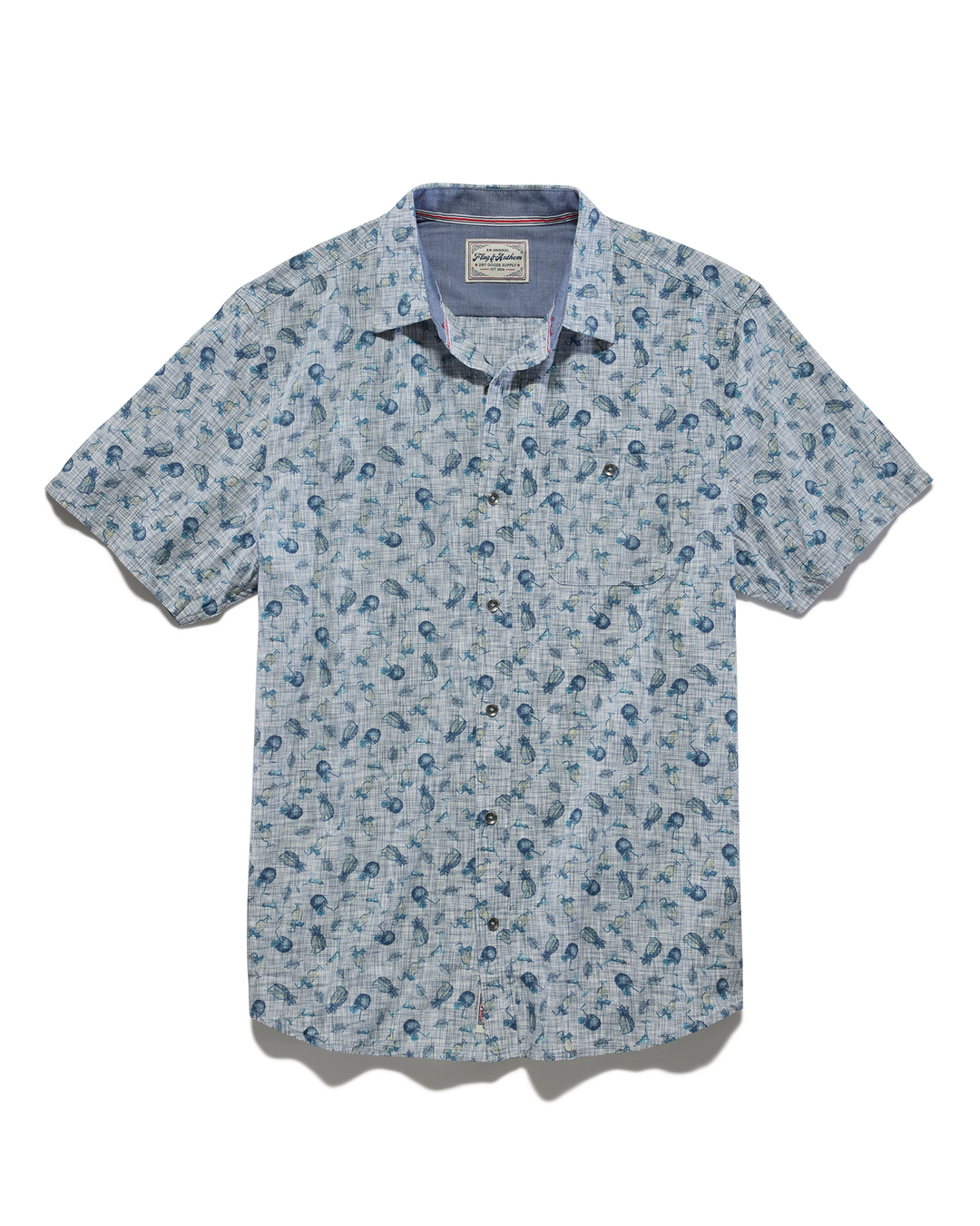 SAXTON COCONUT PRINT SPACE DYE SHIRT