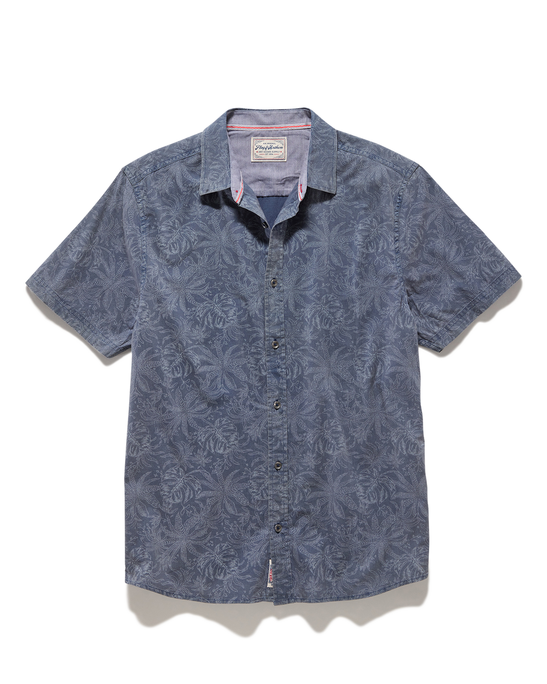 MENLO JUNGLE PRINT VINTAGE WASHED SHIRT