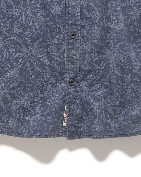 MENLO JUNGLE PRINT VINTAGE WASHED SHIRT