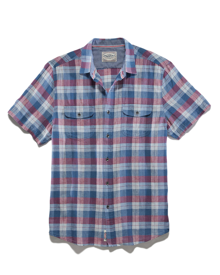 BRONSON VINTAGE WASHED LINEN BLEND SHIRT