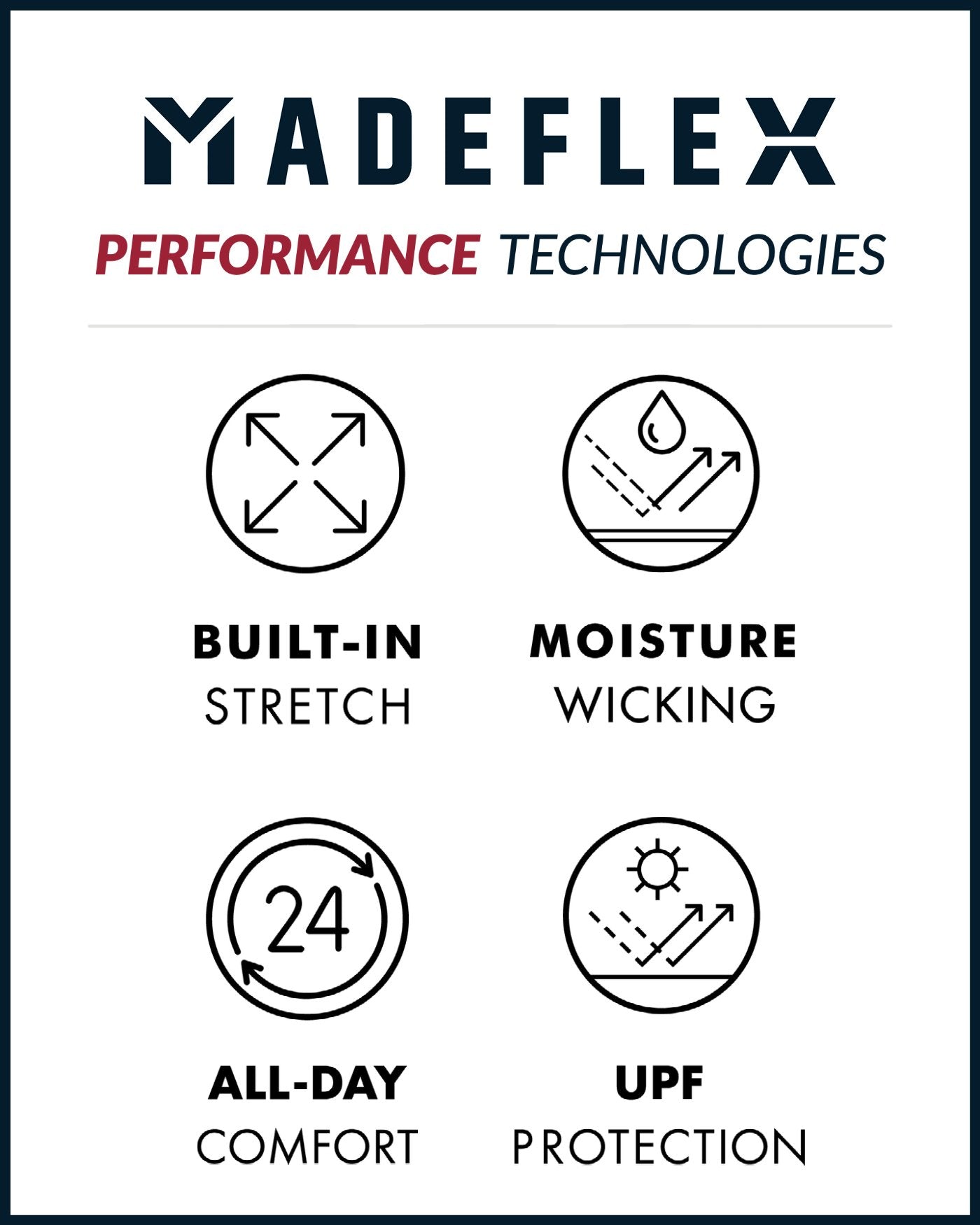 MADEFLEX UPF PERFORMANCE SHIRT
