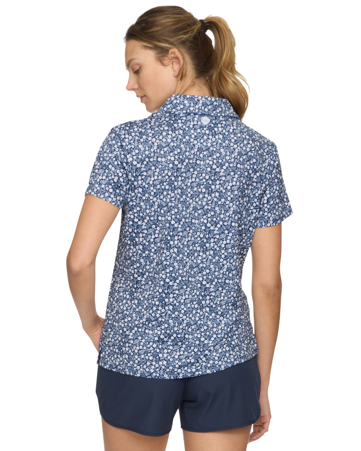 WOMEN’S MVP COBBTOWN FLORAL PRINT POLO