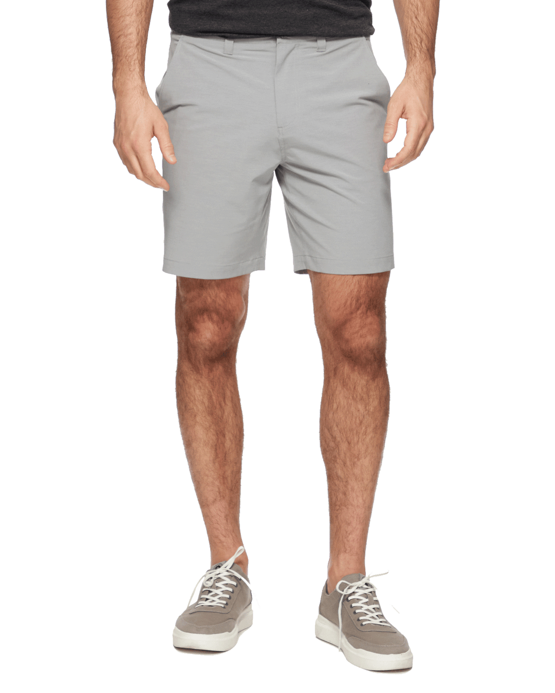 COTTON BLEND ANY-WEAR PERFORMANCE SHORT - 8" INSEAM