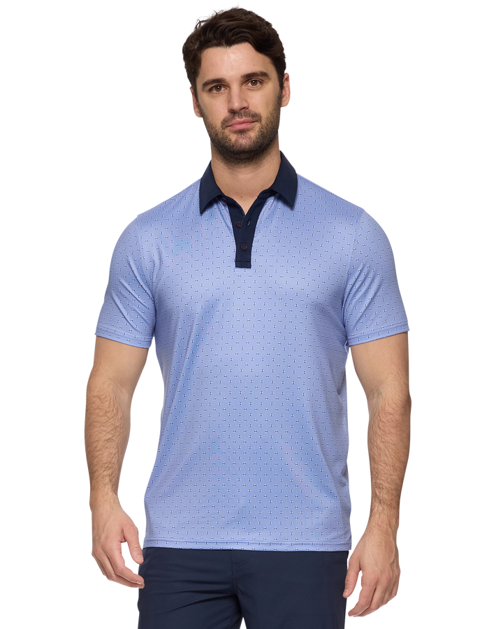 MVP MANCHESTER GEO PRINT POLO (FINAL SALE)