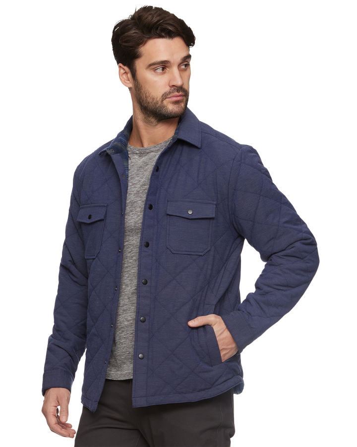 CHAPIN FLANNEL-LINED QUILTED JACKET