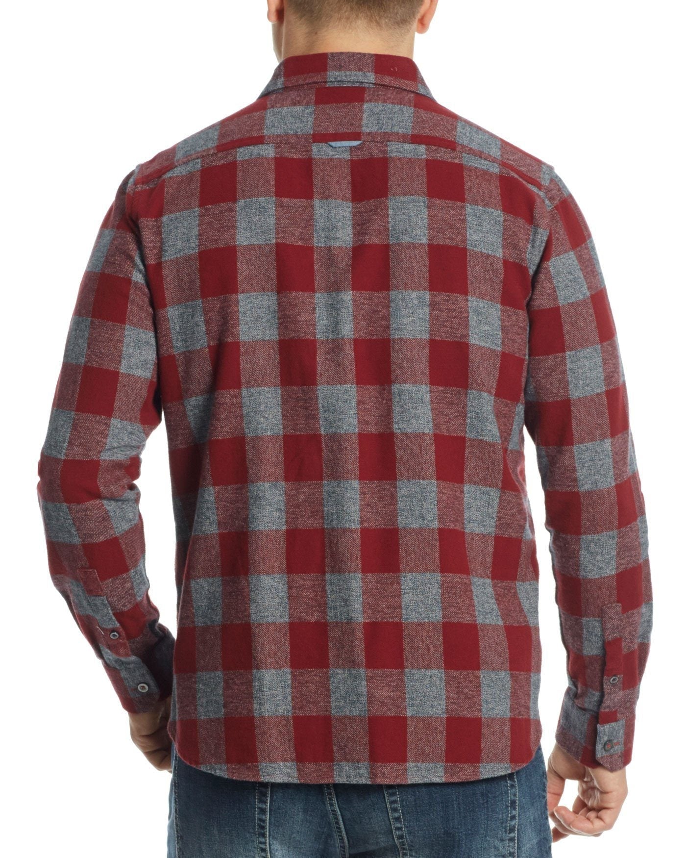 Flag Men's and Anthem Harrells Plaid Long Sleeve Western Flannel Shirt  Black Small at  Men's Clothing store